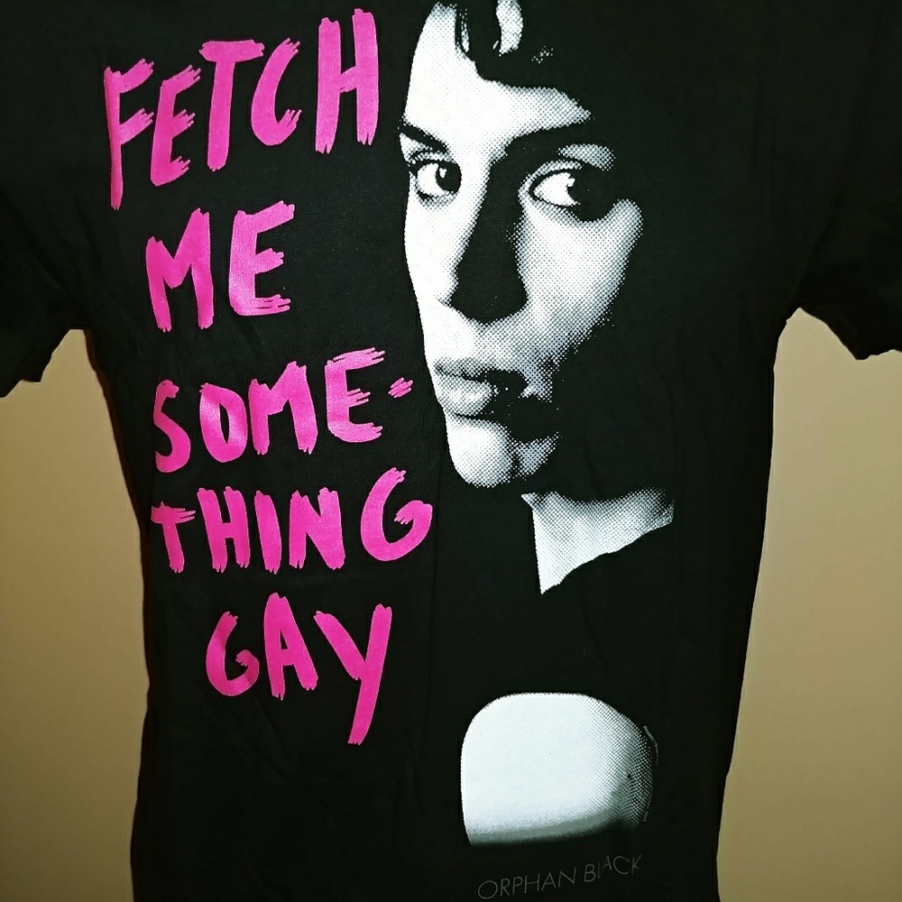 Orphan Black Fetch Some Gay Graphic TV Tee Felix - Picture 2 of 3